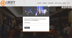 Desktop Screenshot of libertychurchonline.org